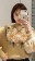 韓國東大門甜美小清新甜美小花朵刺袖燈籠袖造型仙氣毛衣  現貨1+預購