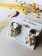 韓國東大門鑽石珍珠立體造型耳環