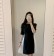 韓國東大門~設計首爾熱賣款✿夏季法式收腰後綁帶黑白拼接氣質款短洋裝✿☁ 約會~旅遊~上班~必備 ◙ ◚ ◛2色可選 S-XL