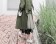 韓國東大門韓風歐美名模御用網紗拼接設計長版綁帶風衣外套 3色