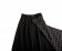 韓國東大門韓系氣質後口袋個性半邊格紋休閒款半身裙2穿式(半格紋布面可拆) S~XL