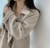 韓國東大門~設計首爾熱賣款✿法式減齡西裝雙排扣寬鬆短版毛呢保款外套✿☁ 約會~旅遊~上班~必備 ◙ ◚ ◛2色可選