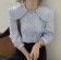 韓國東大門~設計首爾熱賣款✿娃娃領寬鬆設計燈籠袖襯衫上衣✿☁ 約會~旅遊~上班~必備 ◙ ◚ ◛2色可選