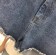 韓國東大門拼接個性設計鬚鬚牛仔短褲