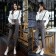 韓國東大門韓系個型帥氣格紋口袋造型休閒氣質甜美吊帶褲S~XL (不含內搭) 