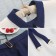 韓國東大門雪紡圓領珍珠OL氣質款2件式套裝(8分袖~9分褲) 2色 M~4XL