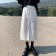 韓國東大門~春夏設計首爾熱賣款♥開岔大口袋設計高腰時尚長版牛仔裙✿超氣質~超美☁ 約會~旅遊~餐會~必備 ◙ ◚ ◛  2色可選 M-L
