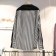 韓國東大門秋季新品直條紋拼接針織襯衫寬鬆毛衣外套 2色